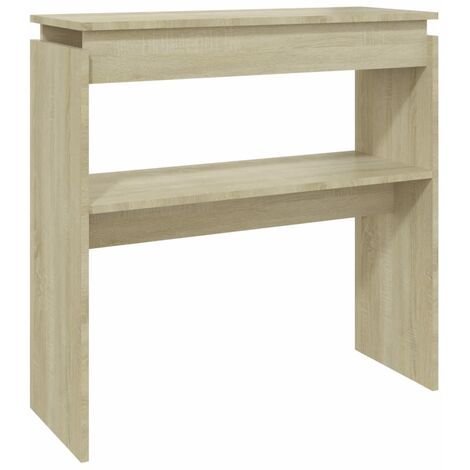 Table console Chêne sonoma 80x30x80