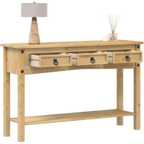 Table console Corona 114x34,5x73 bois de pin massif