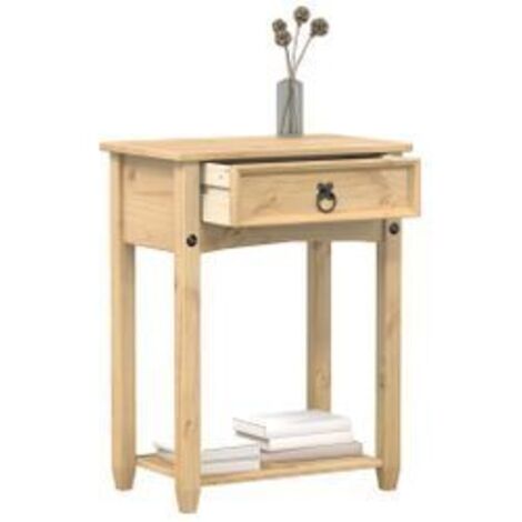 Table console Corona 55x35x73 bois de pin massif