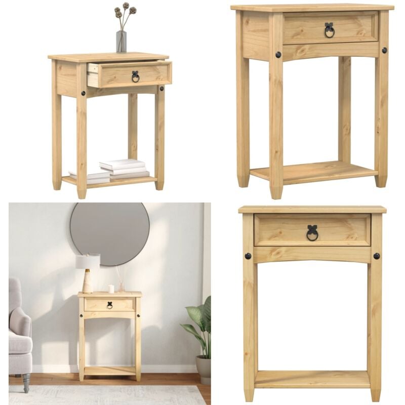 Vidaxl - Table console Corona 55x35x73 cm bois de pin massif - Table Basse - Meuble Entrée - Table Console - Table D'appoint - Table Design - Home &