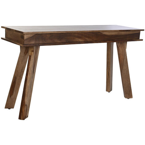 Table console en bois de sheesham coloris naturel - Longueur 135 x Profondeur 40 x hauteur 76 cm -PEGANE-