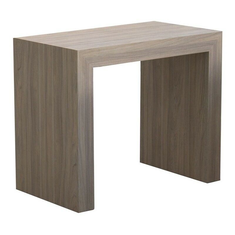 Webmarketpoint - Table console extensible avec structure pliante, finition orme, 90x50-300 cm