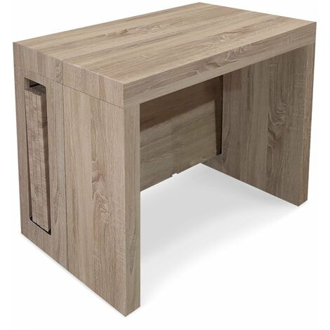 Table Console extensible Loki imitation Chêne Clair - Chêne Clair