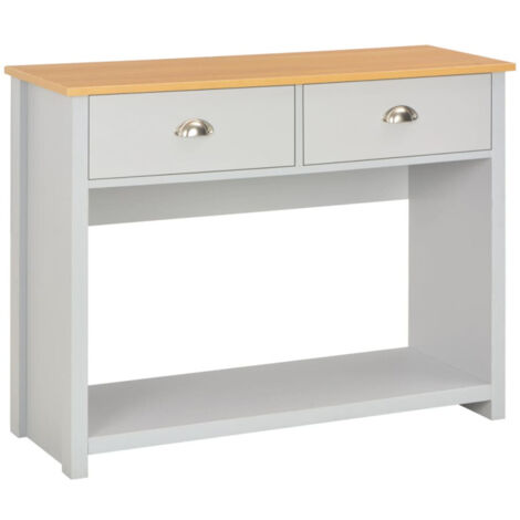 Table console Gris 97 x 35 x 76 cm vidaXL
