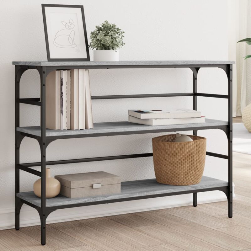 Vidaxl - Table console sonoma gris 100x32x75 cm bois d'ingénierie