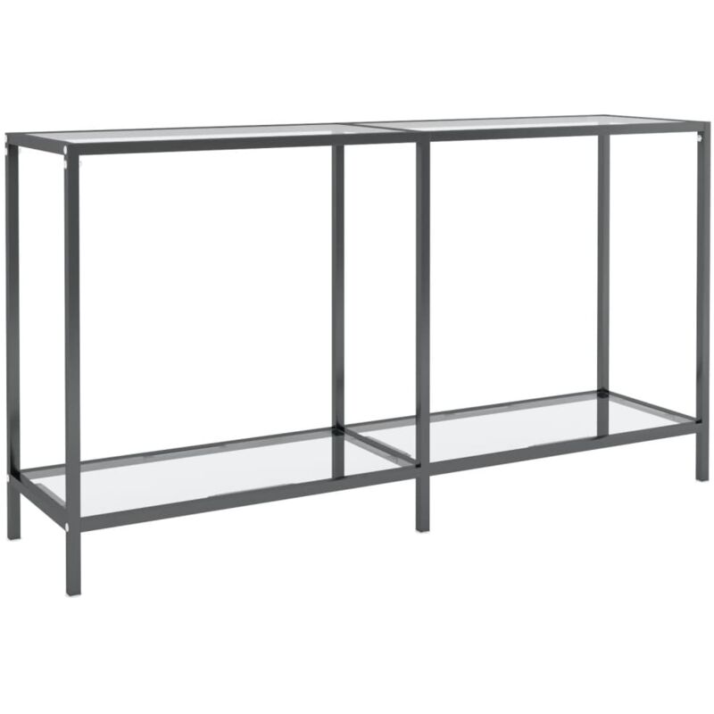 Vidaxl - Table console Transparent 140x35x75,5 cm Verre trempé