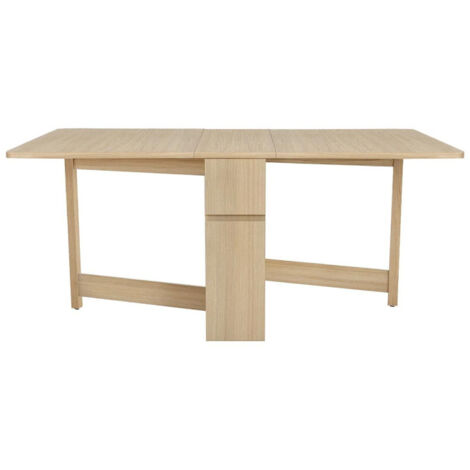 Table Console Pliante "Kungla" 170cm Chêne