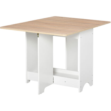 Table console rabattable avec étagère, table pliante pour salon