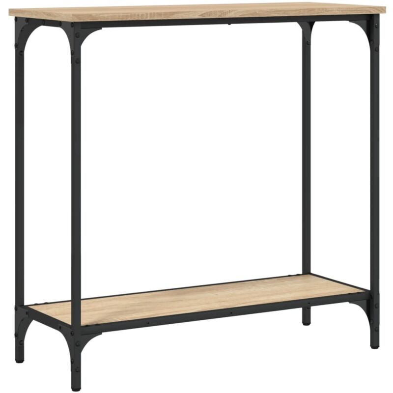 Vidaxl - Table console chêne sonoma 75x30,5x75 cm bois d'ingénierie