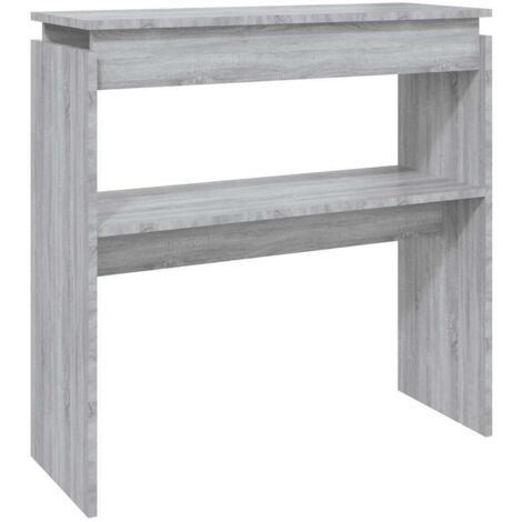 Table console Sonoma gris 80x30x80 cm Bois d'ingénierie