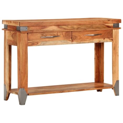 Table console-Table d'entrée 110x34x74 cm Bois d'acacia massif