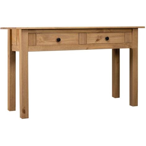 Table console-Table d'entrée 110x40x72 cm Pin solide Gamme Panama