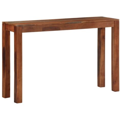 Table console-Table d'entrée 120x30x76 cm bois massif d'acacia