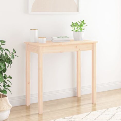 Table console-Table d'entrée 80x40x75 cm Bois massif de pin 389378