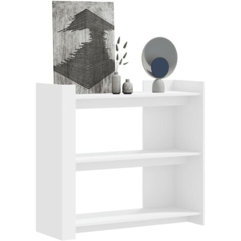 Table console-Table d'entrée blanc 100x35x90 cm bois d’ingénierie 636930