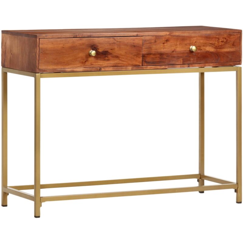 Maisonchic - Table console, Table d'entrée, Bout de Canapé 100x35x76 cm Bois d'acacia massif design in