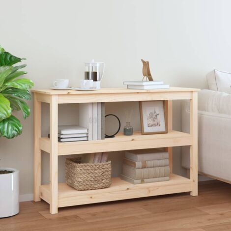 Table console Table d'entrée  Bout de Canapé 110x40x74 cm Bois massif de pin 88939