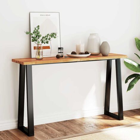 Table console, Table d'entrée, Bout de Canapé à live edge 140x40x80 cm bois d'acacia solide DESIGN IN