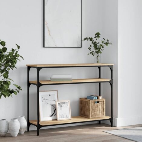 Table console-Table d'entrée chêne sonoma 100x29x75 cm bois d'ingénierie