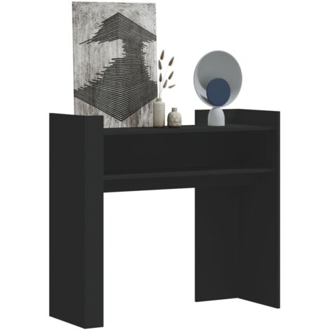 Table console-Table d'entrée noir 100x35x90 cm bois d'ingénierie 607956