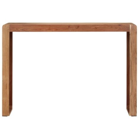 Table console，Table d'appoint，Bout de canapé 110x30x76 cm bois massif d'acacia CFW77454