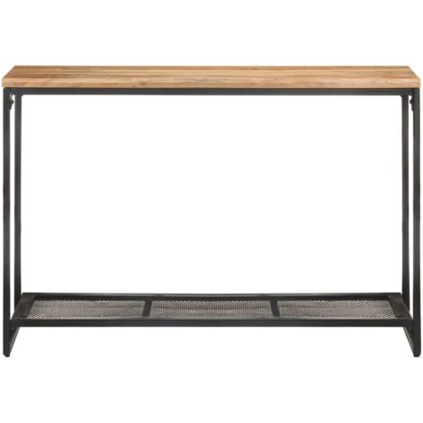 Table console，Table d'appoint，Bout de canapé 110x35x75 cm Bois d'acacia massif CFW91454