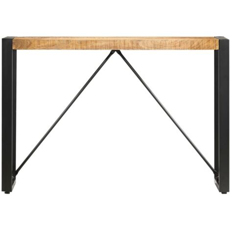 Table console，Table d'appoint，Bout de canapé 110x35x76 cm Bois de manguier massif CFW32726