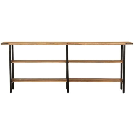 Table console，Table d'appoint，Bout de canapé 180x35x70 cm bois de manguier massif CFW37824