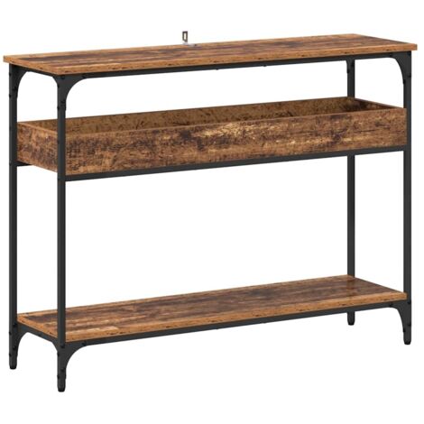 Table console,Table d'appoint,Bout de canapé Bois ancien 100 x 29 x 75 cm Bois d'ingénierie CFW83975