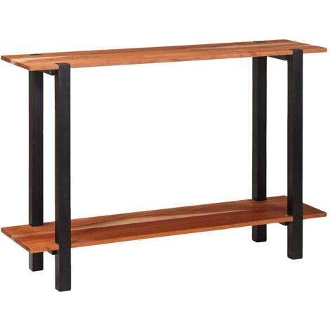 Table console,Table d'appoint,Bout de canapé Marron 110 x 30 x 75 cm Bois d'acacia massif CFW55779