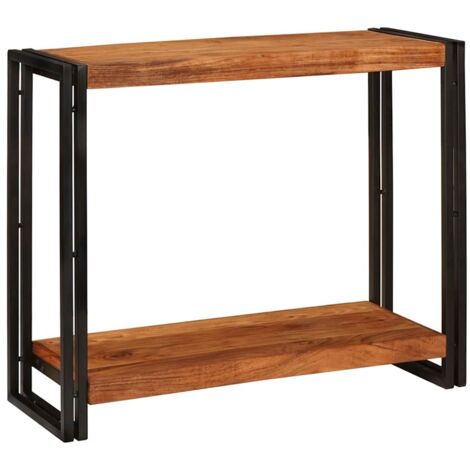 Table console,Table d'appoint,Bout de canapé Marron 90 x 33 x 75 cm Bois d'acacia massif CFW97934