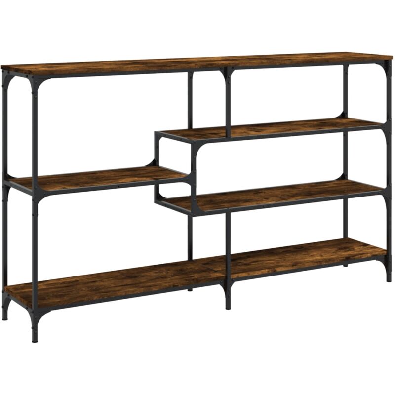 Vidaxl - Table console chêne fumé 160x32x95 cm bois d'ingénierie