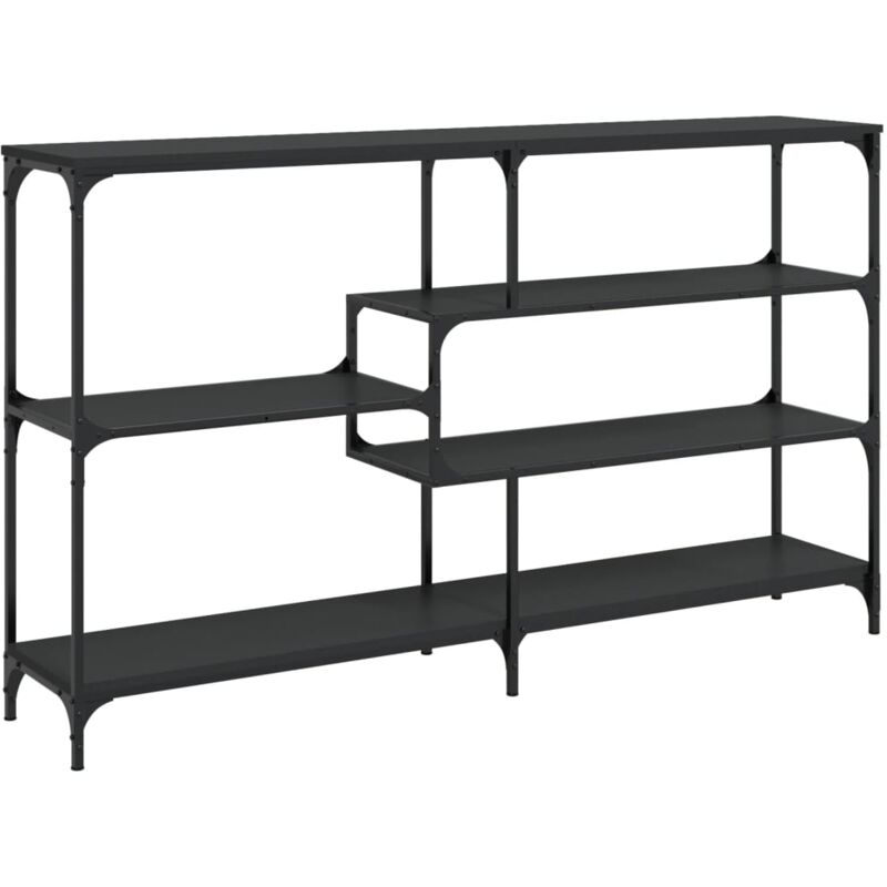 Vidaxl - Table console noir 160x32x95 cm bois d'ingénierie