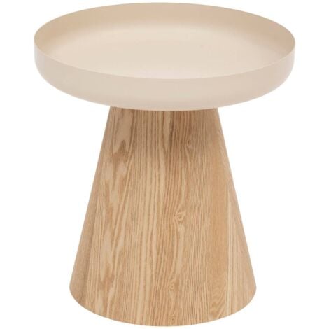 ATMOSPHERA Table basse sur une jambe HERCYNA, Ø 40 cm