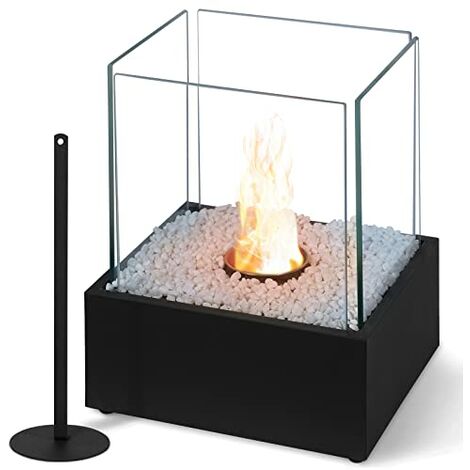 1pc Petite Lampe De Cheminée À Alcool, Mini Poêle De Table Extérieure, Table  De Cheminée De Bassin De Feu À Alcool De Table, Lumière De Cheminée Pour  Ajouter De L'atmosphère De Décoration