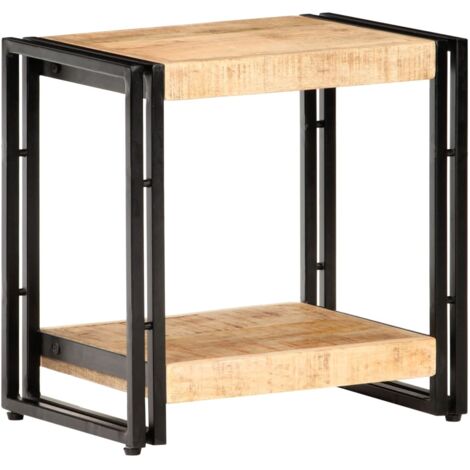 Table d'appoint 40x30x40 cm Bois de manguier brut vidaXL