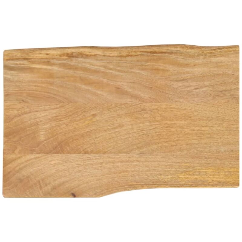 Dessus de table 70x40x2,5 cm bord vivant bois massif manguier - Vidaxl