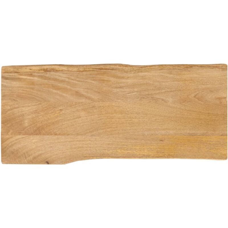 Dessus de table 90x40x2,5 cm bord vivant bois massif manguier - Vidaxl