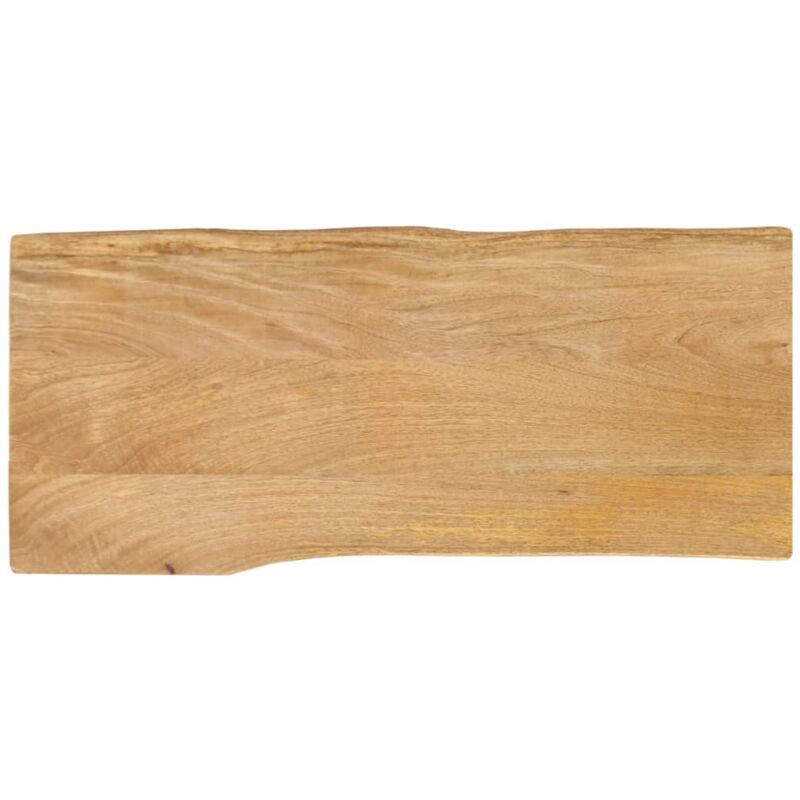 Dessus de table 100x40x2,5 cm bord vivant bois massif manguier - Vidaxl