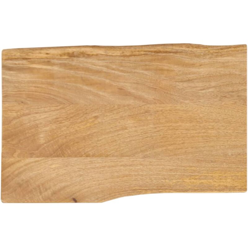Dessus de table 50x40x2,5 cm bord vivant bois massif manguier - Vidaxl