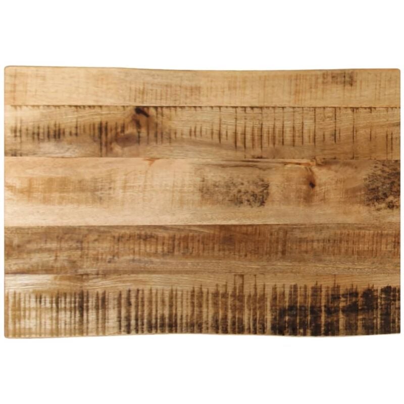Dessus de table bord vivant 50x40x2,5 cm bois de manguier brut - Vidaxl