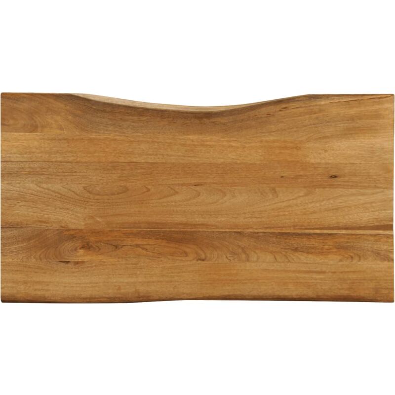 Dessus de table 120x60x2,5 cm bord vivant bois massif manguier - Vidaxl