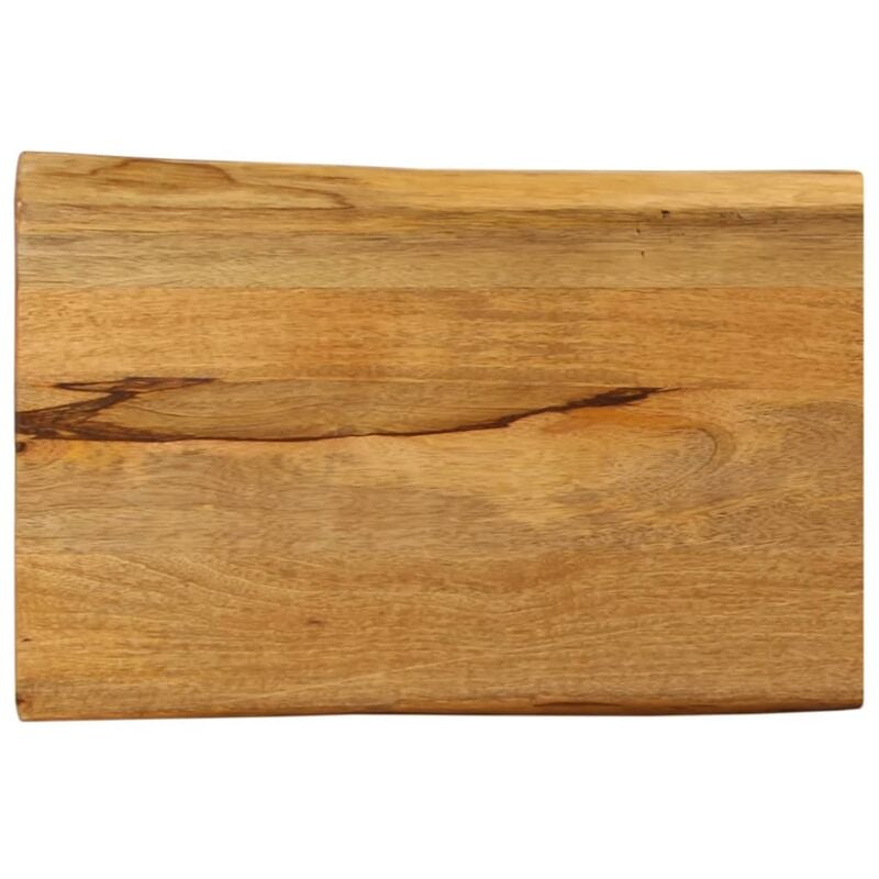 Dessus de table 50x40x2,5 cm bord vivant bois massif manguier Vidaxl