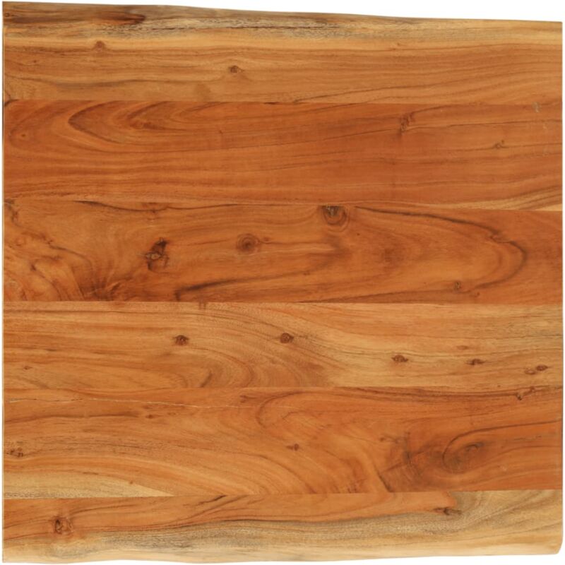 Dessus de table 40x40x3,8 cm carré bois massif d'acacia Vidaxl