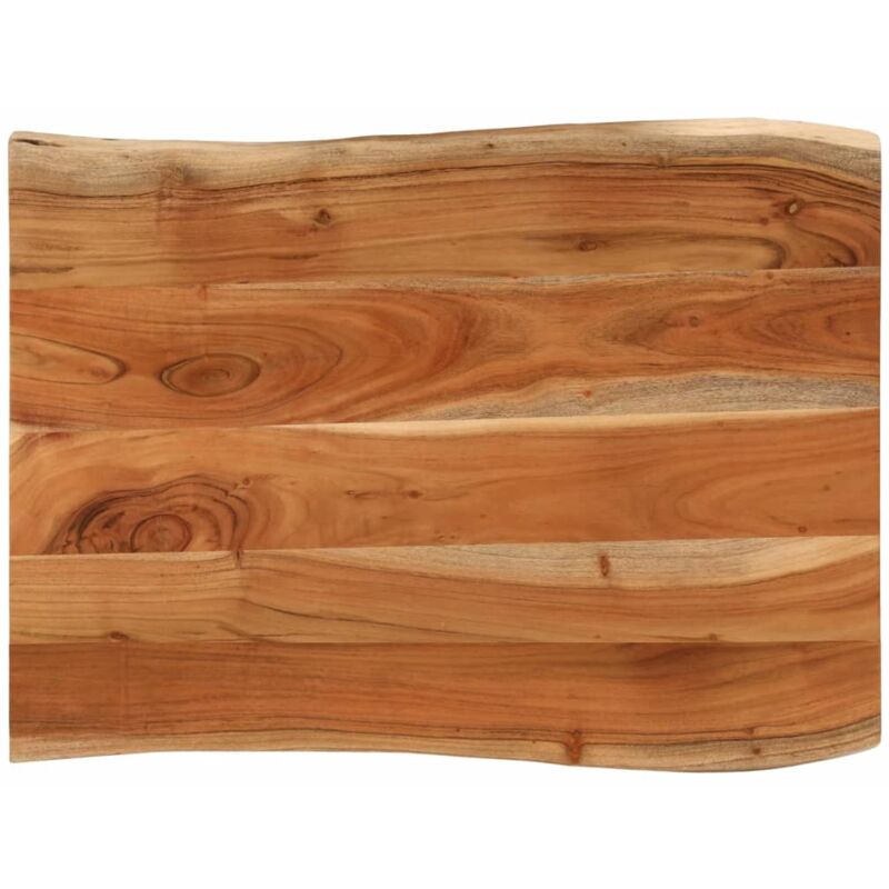 Dessus de table 90x60x2,5 cm rectangulaire bois massif d'acacia Vidaxl