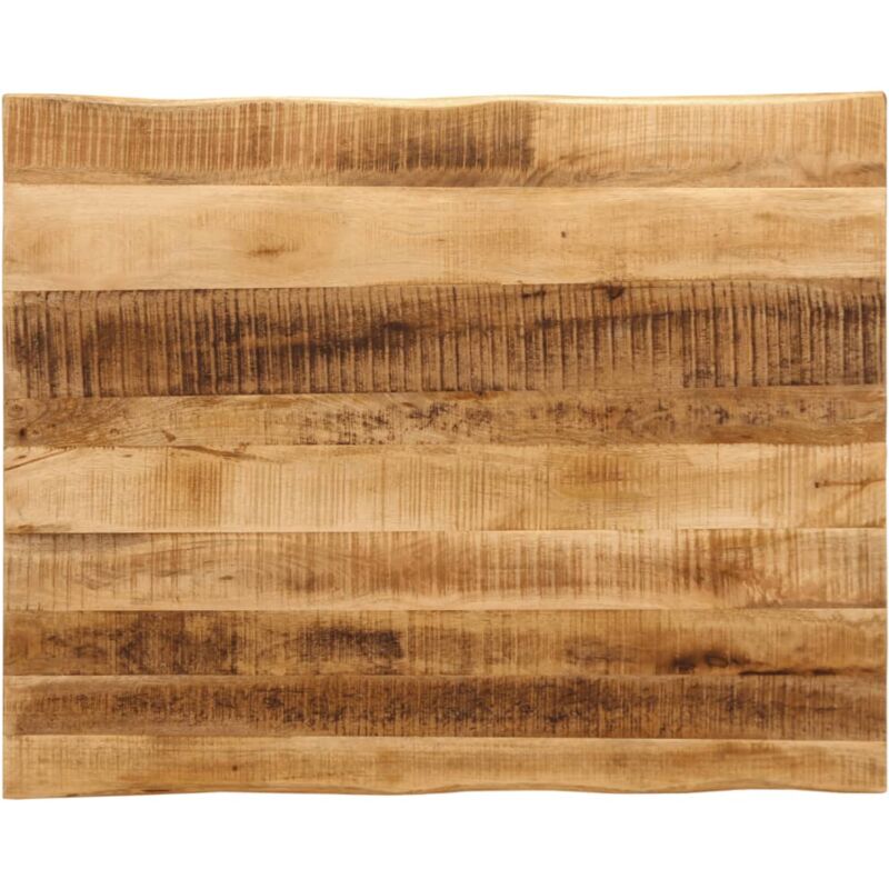 Dessus de table bord vivant 110x80x3,8 cm bois de manguier brut Vidaxl