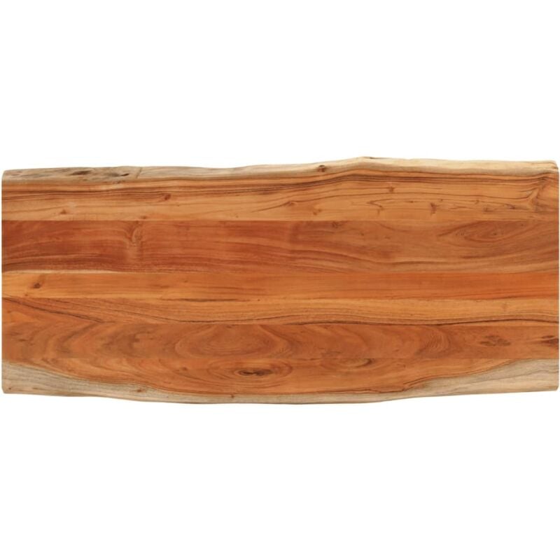 Dessus de table 140x60x2,5cm rectangulaire bois massif d'acacia Vidaxl