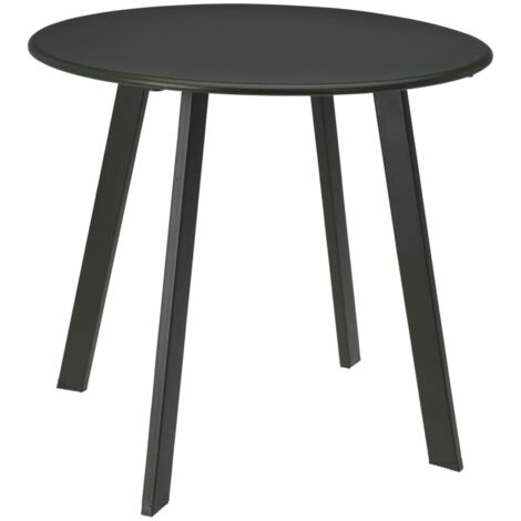 Table d'appoint 50x45 cm gris foncé mat ProGarden