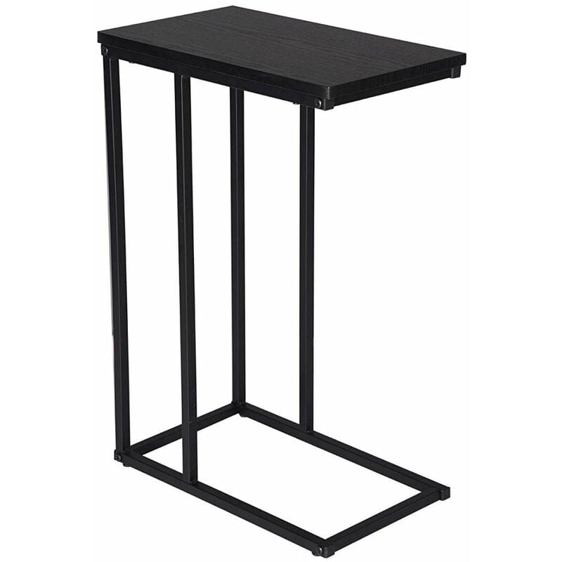 Table d'appoint 63,5 cm en métal et bois