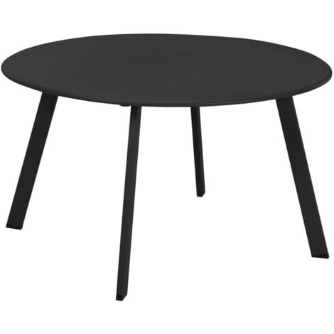 Table d'appoint 70x40 cm gris foncé mat ProGarden